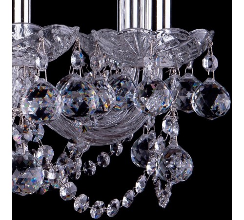 Подвесная люстра Bohemia Ivele Crystal 1402/8/195/Ni/Balls 1402 Подвесная люстра Bohemia Ivele Crystal 1402/8/195/Ni/Balls 1402
