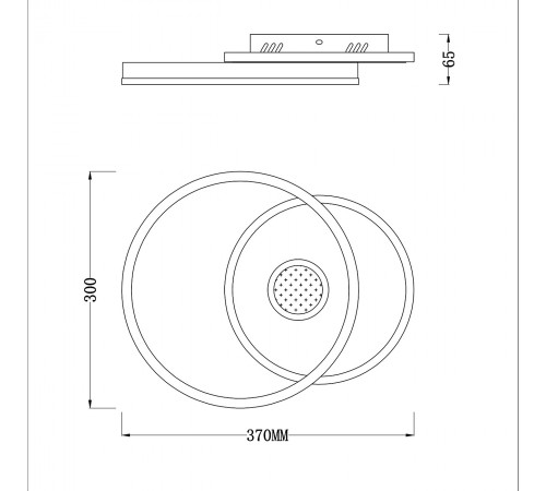 Накладной светильник Escada 10234/1LED BL Arctic Накладной светильник Escada 10234/1LED BL Arctic