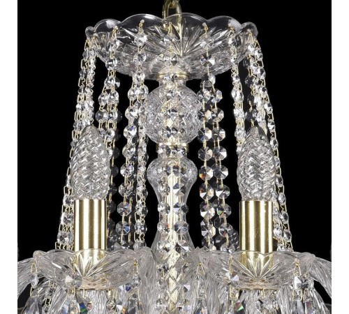 Подвесная люстра Bohemia Ivele Crystal 1402/16/300/G 1402 Подвесная люстра Bohemia Ivele Crystal 1402/16/300/G 1402