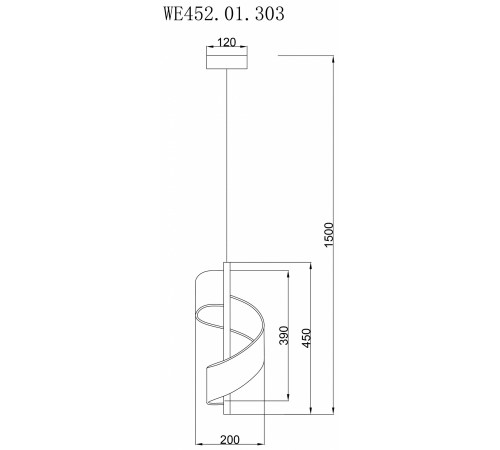 Подвесной светильник Wertmark WE452.01.303 Hilda Подвесной светильник Wertmark WE452.01.303 Hilda