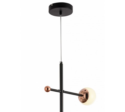Люстра на штанге Natali Kovaltseva LED LAMPS 81338 GOLD BLACK LOFT LED Люстра на штанге Natali Kovaltseva LED LAMPS 81338 GOLD BLACK LOFT LED