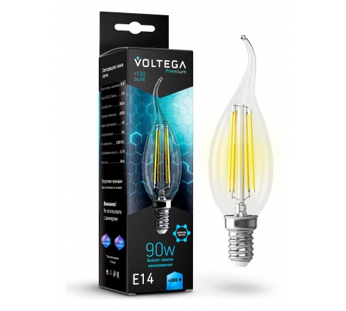 Лампа светодиодная Voltega 7133 Candle wind 9W Graphene Лампа светодиодная Voltega 7133 Candle wind 9W Graphene