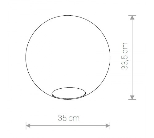 Плафон стеклянный Nowodvorski 8527 Cameleon Sphere XL TR Плафон стеклянный Nowodvorski 8527 Cameleon Sphere XL TR