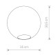 Плафон стеклянный Nowodvorski 8527 Cameleon Sphere XL TR