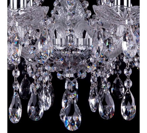 Подвесная люстра Bohemia Ivele Crystal 1413/8/200/Ni 1413 Подвесная люстра Bohemia Ivele Crystal 1413/8/200/Ni 1413