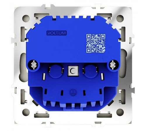 Розетка с заземлением и со шторкой и 2хUSB type A и C, без рамки Voltum VLS040504 S70 Розетка с заземлением и со шторкой и 2хUSB type A и C, без рамки Voltum VLS040504 S70