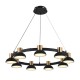 Подвесная люстра Indigo 11059/9P Black Traforo