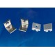 Набор заглушек и скоб для профиля Uniel UL-00000625 UFE-N05 SILVER A POLYBAG