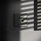Розетка с заземлением и со шторкой и 2хUSB type A, без рамки Voltum VLS040406 S70