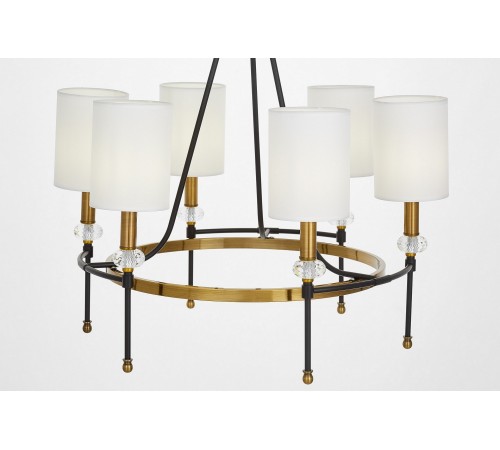 Люстра на штанге LUMINA DECO LDP 1229-6 MD RODEZIO Люстра на штанге LUMINA DECO LDP 1229-6 MD RODEZIO