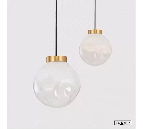Подвесной светильник iLamp 8648P/L GL-WH Pear Подвесной светильник iLamp 8648P/L GL-WH Pear