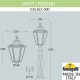 Наземный высокий светильник Fumagalli E35.162.000.AXH27 Noemi