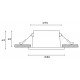 Встраиваемый светильник Hesby Lighting HSBL_0178 Nova