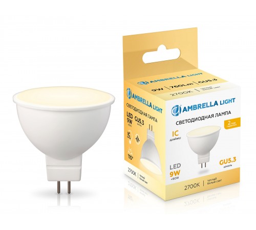Лампа светодиодная Ambrella Light 160903 MR16 Лампа светодиодная Ambrella Light 160903 MR16