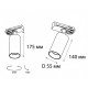 Светильник на штанге Italline M04-308 white 3000K M04-308