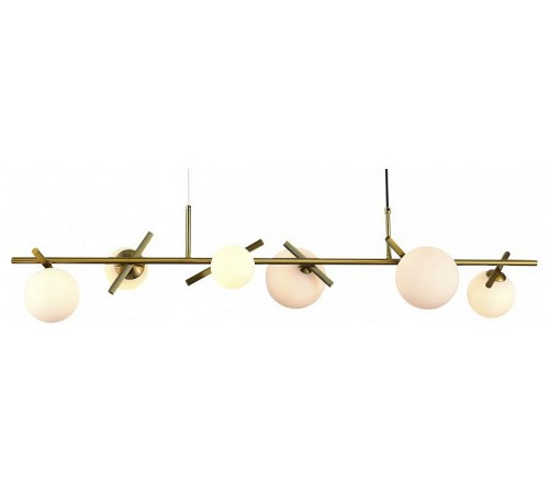 Подвесной светильник iLamp 2134-6L BR+MBK Golden Подвесной светильник iLamp 2134-6L BR+MBK Golden