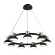 Подвесная люстра Indigo 11059/9P Black Traforo