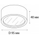 Накладной светильник Italline M04-525-95 white 3000K M04-525-95