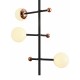 Люстра на штанге Natali Kovaltseva LED LAMPS 81338 GOLD BLACK LOFT LED