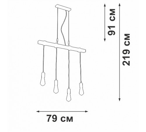 Подвесной светильник Vitaluce V47160-1/4S V47160 Подвесной светильник Vitaluce V47160-1/4S V47160