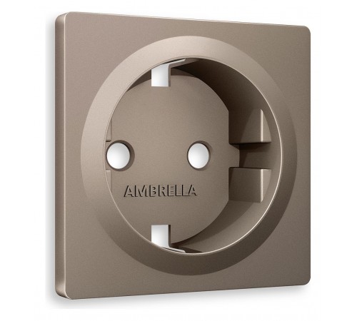 Накладка для розетки с заземлением Ambrella Volt AP6360 Quant