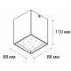 Накладной светильник Italline DL 3028 white 3000K DL 3028