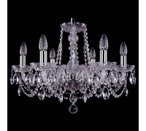 Подвесная люстра Bohemia Ivele Crystal 1402/6/195/Ni 1402 Подвесная люстра Bohemia Ivele Crystal 1402/6/195/Ni 1402