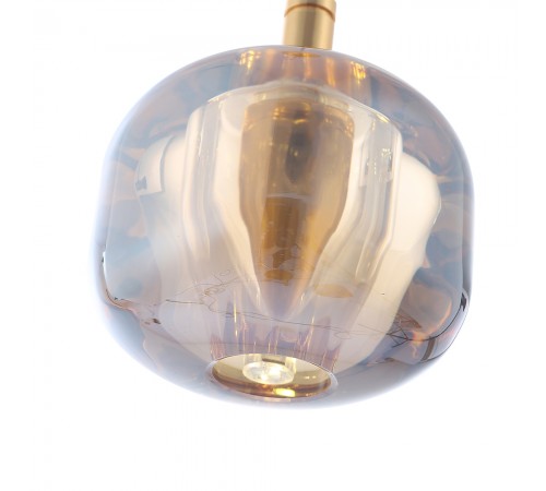 Светильник подвесной Crystal Lux BOX SP1 GOLD/AMBER Светильник подвесной Crystal Lux BOX SP1 GOLD/AMBER