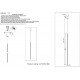 Светильник подвесной Crystal Lux CLT 035C1000 WH