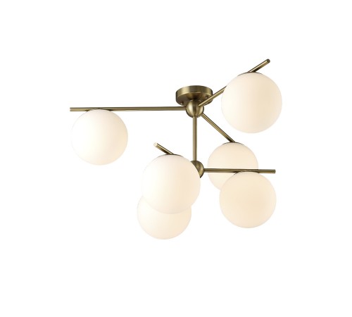 Люстра Crystal Lux FELIZ SP-PL6 BRONZE/WHITE Люстра Crystal Lux FELIZ SP-PL6 BRONZE/WHITE