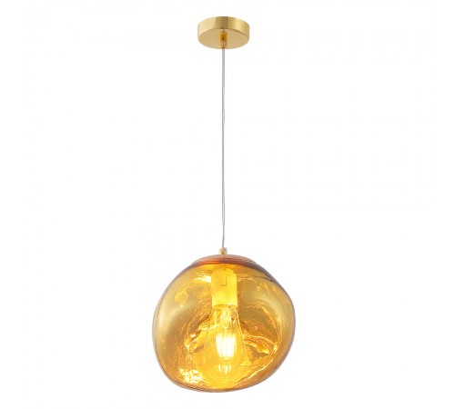 Светильник подвесной Crystal Lux MALAGA SP1 D200 GOLD Светильник подвесной Crystal Lux MALAGA SP1 D200 GOLD