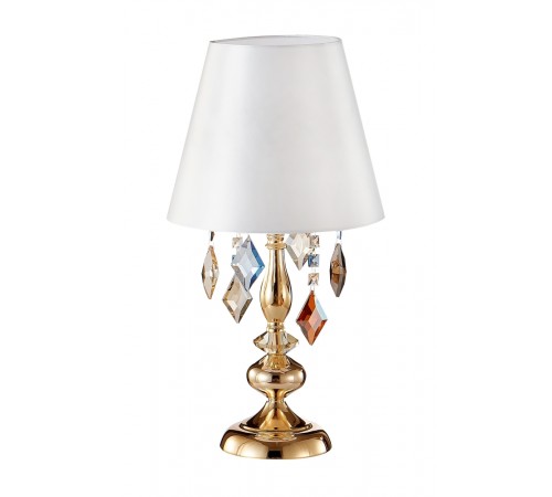 Настольная лампа Crystal Lux MERCEDES LG1 GOLD/COLOR Настольная лампа Crystal Lux MERCEDES LG1 GOLD/COLOR