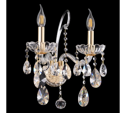 Бра Crystal Lux MONICA AP2 GOLD Бра Crystal Lux MONICA AP2 GOLD