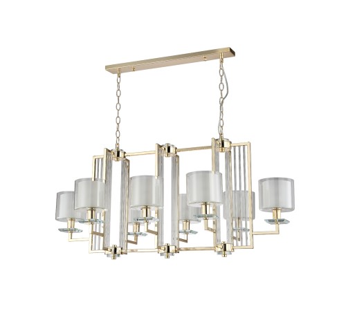 Люстра Crystal Lux NICOLAS SP8 L1000 GOLD/WHITE Люстра Crystal Lux NICOLAS SP8 L1000 GOLD/WHITE
