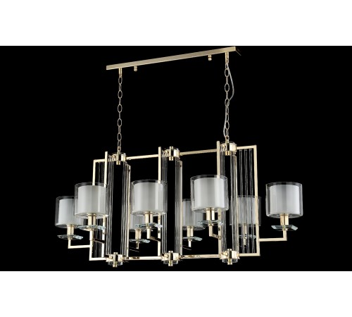 Люстра Crystal Lux NICOLAS SP8 L1000 GOLD/WHITE Люстра Crystal Lux NICOLAS SP8 L1000 GOLD/WHITE
