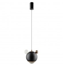 Светильник подвесной Crystal Lux AMIGO SP LED BLACK