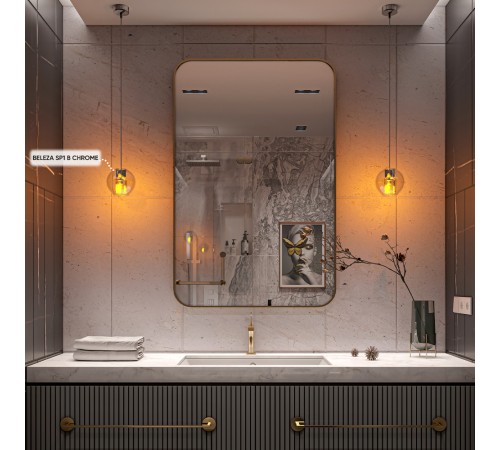 Светильник подвесной Crystal Lux BELEZA SP1 B CHROME Светильник подвесной Crystal Lux BELEZA SP1 B CHROME