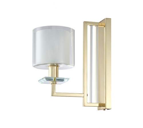 Бра Crystal Lux NICOLAS AP1 GOLD/WHITE Бра Crystal Lux NICOLAS AP1 GOLD/WHITE
