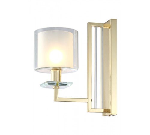 Бра Crystal Lux NICOLAS AP1 GOLD/WHITE Бра Crystal Lux NICOLAS AP1 GOLD/WHITE