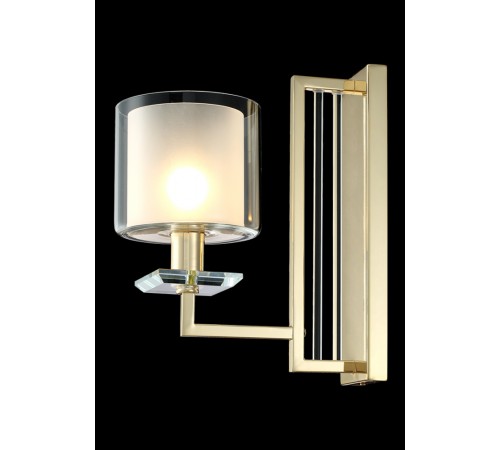 Бра Crystal Lux NICOLAS AP1 GOLD/WHITE Бра Crystal Lux NICOLAS AP1 GOLD/WHITE