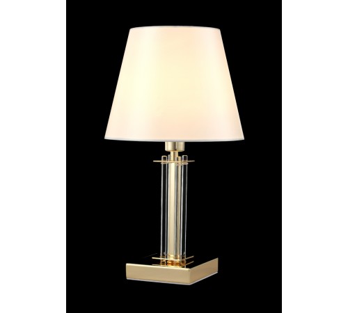 Настольная лампа Crystal Lux NICOLAS LG1 GOLD/WHITE Настольная лампа Crystal Lux NICOLAS LG1 GOLD/WHITE