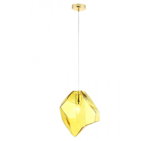 Светильник подвесной Crystal Lux NUESTRO SP1 GOLD/AMBER Светильник подвесной Crystal Lux NUESTRO SP1 GOLD/AMBER