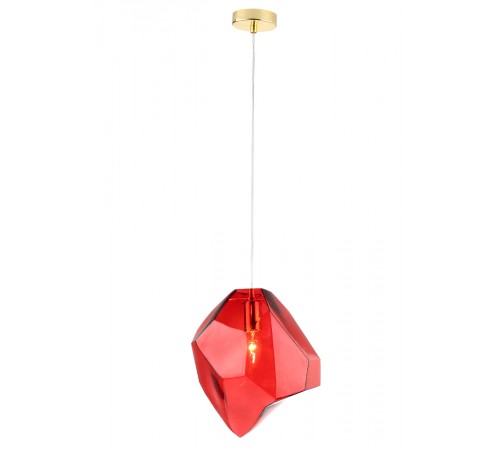 Светильник подвесной Crystal Lux NUESTRO SP1 GOLD/RED Светильник подвесной Crystal Lux NUESTRO SP1 GOLD/RED