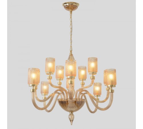 Люстра Crystal Lux SILVESTRO SP12 AMBER Люстра Crystal Lux SILVESTRO SP12 AMBER
