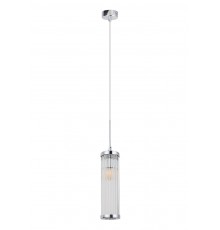 Светильник подвесной Crystal Lux TADEO SP1 D100 CHROME/TRANSPARENTE