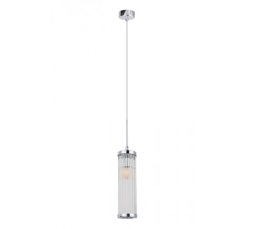 Светильник подвесной Crystal Lux TADEO SP1 D100 CHROME/TRANSPARENTE Светильник подвесной Crystal Lux TADEO SP1 D100 CHROME/TRANSPARENTE