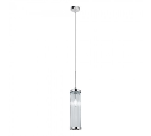 Светильник подвесной Crystal Lux TADEO SP1 D100 CHROME/TRANSPARENTE Светильник подвесной Crystal Lux TADEO SP1 D100 CHROME/TRANSPARENTE