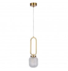 Светильник подвесной Crystal Lux CAROLINA SP1 V2 BRASS