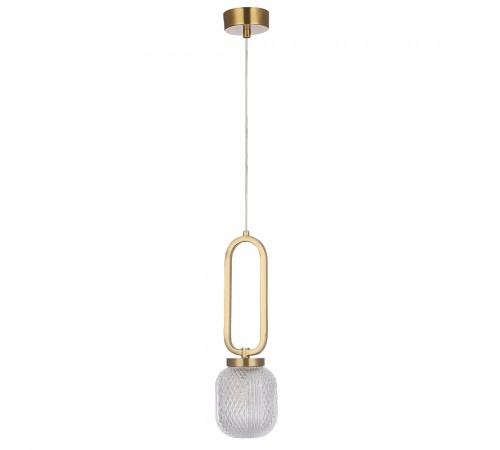 Светильник подвесной Crystal Lux CAROLINA SP1 V2 BRASS Светильник подвесной Crystal Lux CAROLINA SP1 V2 BRASS