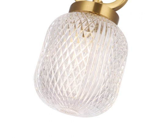 Светильник подвесной Crystal Lux CAROLINA SP1 V2 BRASS Светильник подвесной Crystal Lux CAROLINA SP1 V2 BRASS